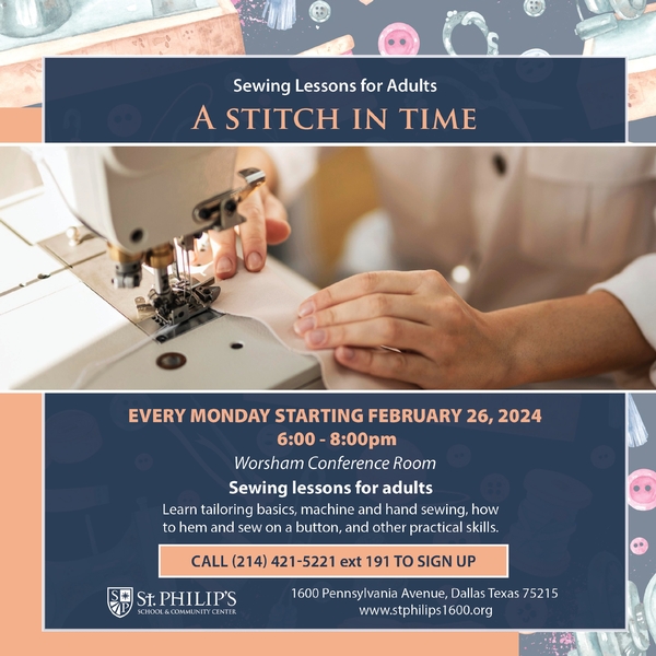 Sewing Lessons For Adults: A Stitch In TIme