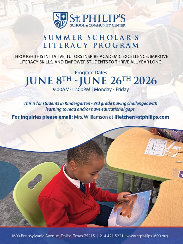 Summer Scholar's Literacy Program