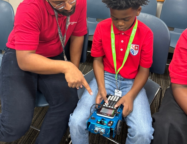Tech Boy and Volunteer