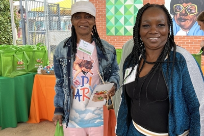 Ladies at Food Pantry